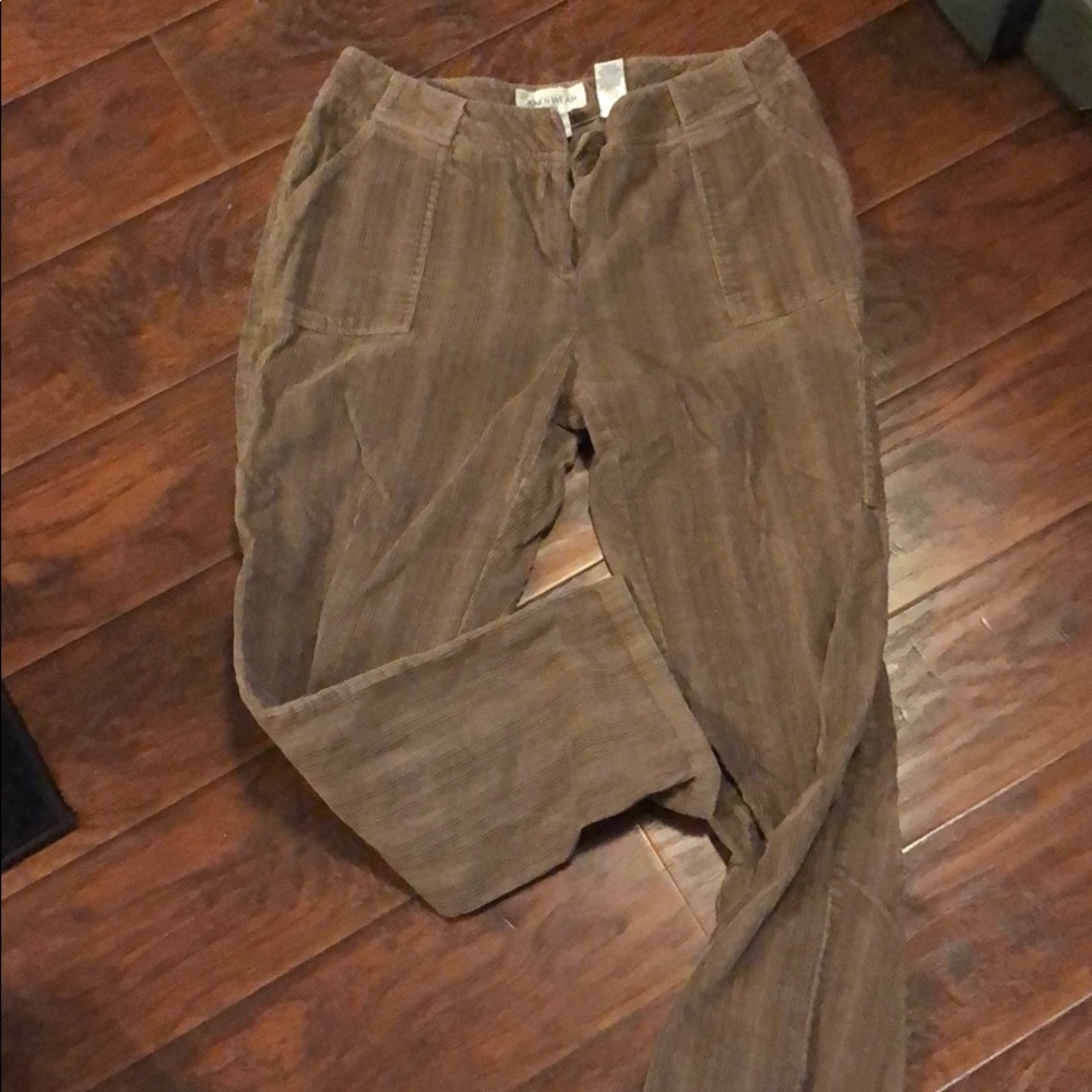 Corduroy pants!